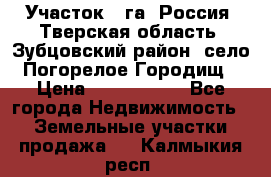 Участок 1 га ,Россия, Тверская область, Зубцовский район, село Погорелое Городищ › Цена ­ 1 500 000 - Все города Недвижимость » Земельные участки продажа   . Калмыкия респ.